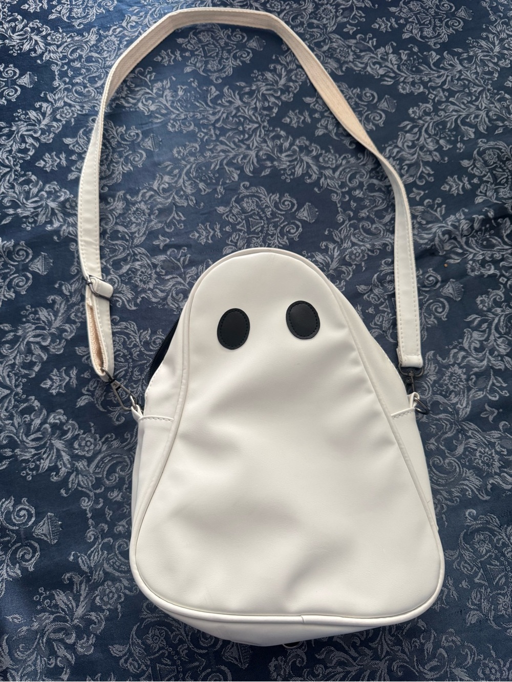 White Ghost Purse Halloween Crossbody Shoulder Bag Spooky 👻